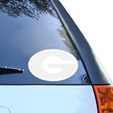 NCAA Graphics Georgia Bulldogs White G Logo Window Cling