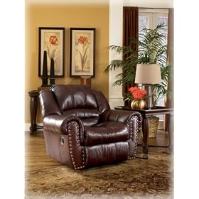 Colton Burgundy Rocker Recliner
