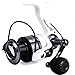 Fishing Reels Spinning Reel for Freshwater 13 +1 BB Light Weight Ultra Smooth Powerful with Free Spare Graphite Spool-FB4000