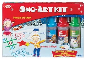 POOF-Slinky 0C8322BL Ideal Sno-Art Kit with Various Color Sno-Markers and Sno-Molds