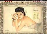 Varga Pin-Up Calendar Esquire Magazine 1943