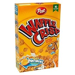 Post Waffle Crisp Cereal, 11.5 oz (Pack of 6)