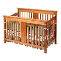 StorkCraft Ariel Stages 2-in-1 Crib - Cognac