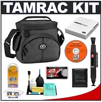 Tamrac 3340 Aero 40 Camera Bag (Black) + Accessory Kit for Canon Rebel XSi, XS, T1i, XTi, 40D, 50D, Nikon D40, D60, D5000, D90, D300, D700, Olympus Evolt E-30, E-450, E-520, E-620, and Sony Alpha A200, A300, A350, A700 Digital SLR Cameras