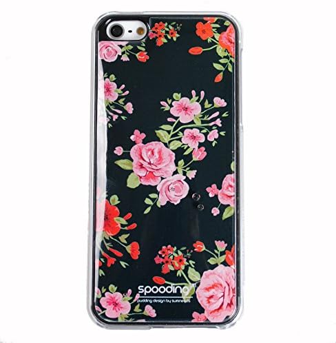 [Navy Rose] ip5 Spooding Cushion Aroma [Scent] Rigid Case Cover [Soft Grip] For Apple iphone 5/5s