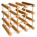 J.K. Adams MWR-B12-N Hardwood 12-Bottle Wine Rack, Natural