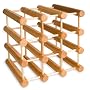J.K. Adams MWR-B12-N Hardwood 12-Bottle Wine Rack, Natural