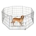 Pet Trex Premium Quality 24" Exercise Playpen for Dogs Eight 24" x 24" High Panels with Gate