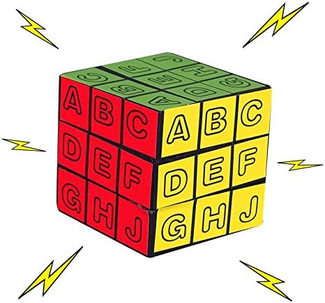 Electric Shocking Toy Puzzle Cube Office Prank Letters Alphabet Trick Magic Novelty Shock Buzz Funny Gag Gift Joke