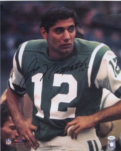Joe Namath Autographed/Hand Signed New York Jets 16x20 Photo