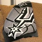 San Antonio Spurs Hot Shot Fleece Blanket Throw