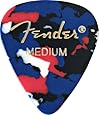 Fender 351 Classic Celluloid Guitar Picks 12-Pack - Confetti - Medium