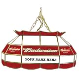 Tools & Hardware : Budweiser 28 inch Stained Glass Pool Table Light