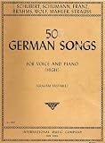 50 German Songs for Voice and Piano (High)