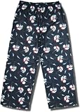 Fishing Polar Bears Microfiber Flannel Lounge Pants for Children