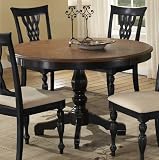 Embassy Round Pedestal Table with Wood Top
