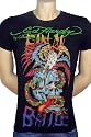 ED HARDY BY CHRISTIAN AUDIGIER T-SHIRT RHINESTONE "BATTLE" IN M