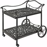 Fiesta Beverage Cart, 36Hx24Wx37D, AGED BRONZE