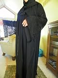 New Black abaya dress thobe hijab jilbab Muslim scarf New Black abaya dress thobe hijab jilbab Muslim scarf