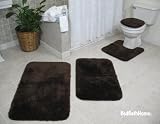 Review Mohawk Home  / Royale Chocolate Contour Bathroom Rug