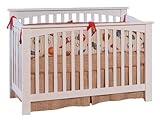 Atlantic Furniture Eco-Friendly Columbia Convertible Crib, White