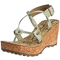 Fly London Women's Gosh Wedge Sandle Leather Patent