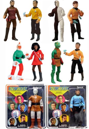 Star Trek Retro Cloth Action Figures Set Of 10