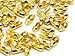 100 CleverDelights Ball Chain Clasps - Gold - For 1.5mm Ball Chains - Metal Bead Chain Connector Clasps