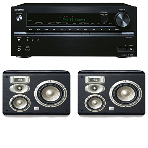Onkyo TX-NR737 7.2-Channel Network A/V Receiver Plus A Pair of JBL Studio L820 4-Way Bookshelf Loudspeakers