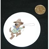 3 button pin printed with dog, lasso, cowboy, wrangler by Shop Zeus