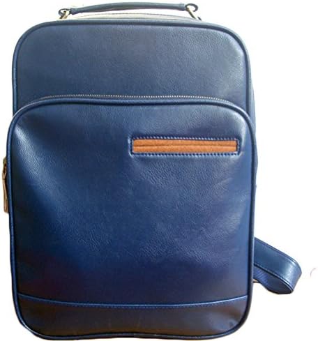 Nasis Classic Vintage College School Laptop Backpack Bag Pack AH5013 (blue)