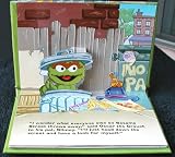 Books : Sesame Street Pop-up Book - Oscars Trashcan Tour