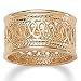 14k Gold-Plated Open-Weave Band