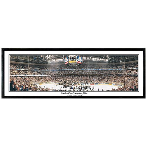 Everlasting Images Tampa Bay Lightning 2004 Stanley Cup Champions Framed Panoramic Print