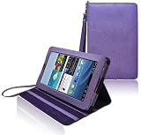 Ionic Stand Leather Case For Samsung Galaxy Tab 2 7.0 (Purple)