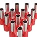 Wire Copper Crimp Connector Insulated Ferrule Pin Cord End Terminal Red(Set of 100)