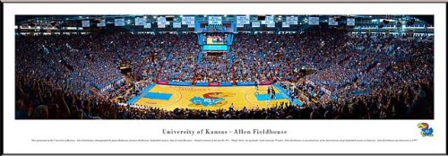 Kansas Jayhawks - Allen Fieldhouse - Framed Poster Print