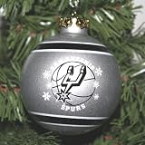 San Antonio Spurs 2011 Snowflake Glass Ball Ornament