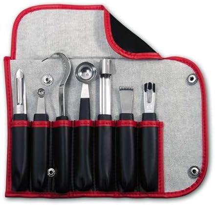 7 Pc Garnishing Tools W/Bag