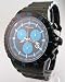 MEN CROTON STEEL CHRONO SWISS DATE WATCH CC311127BKBL