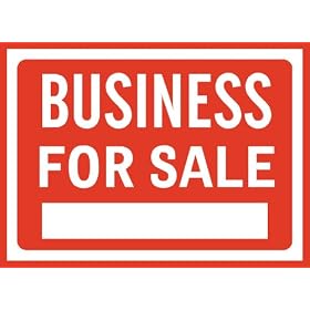 Business For Sale Sign Autocollant/Sticker mural amovible
