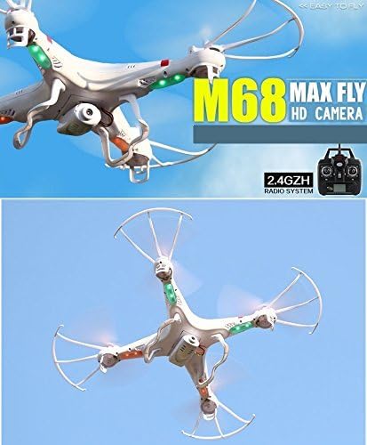 WildGrow RC Drone 2.4Ghz 6-Axis Gyro Quadcopter UAV RTF UFO with HD Camera