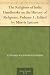 The Religions of India Handbooks on the History of Religions, Volume 1, Edited by Morris Jastrow