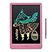 10 Inch Reusable Colorful LCD Writing Tablet Ewriter, Doodle Drawing Pad Game Playing Board Toy Gift for Toddlers & Kids, Teacher Planner Bulletin Notepad Board with Stylus - Rainbow Pink