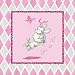 Art4Kids Joie de Vie Poodle Mounted Art Print -16"x16"