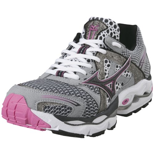 MIZUNO Wave Enigma Scarpa da Running Donna, Grigio/Rosa, 38.5