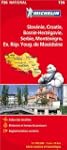 Carte NATIONAL Slovnie, Croatie, Bosn...