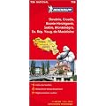 Carte NATIONAL Slovnie, Croatie, Bosnie-Herzgovine, Serbie et Montngro, Macdoine