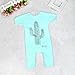 Gotd Newborn Infant Baby Boys Girls Short Sleeve Romper Jumpsuit Clothes (24M, Green)