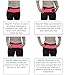 SportyJ Flip Running Belt and Pedometer - Fanny Waist Pack Running Band With Pedometer To Store Keys, Phones, Cash and Cards While Running, Walking, Hiking, Exercising and Traveling - For Women, Men, Children, and Athletes